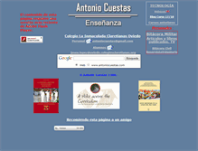 Tablet Screenshot of antoniocuestas.com